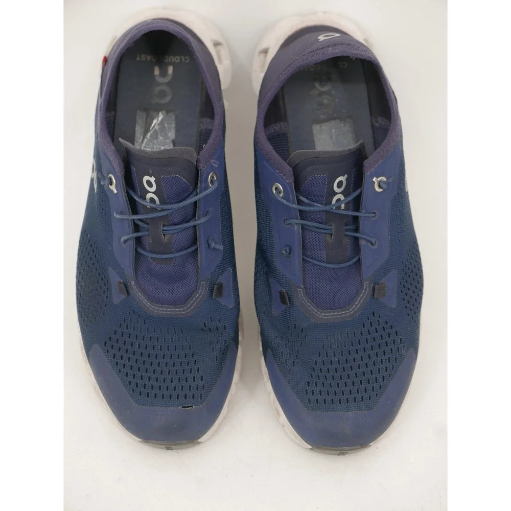 On Running Cloud 5 Coast Shoes Blue Mesh Running Sneakers Men's Size 8.5